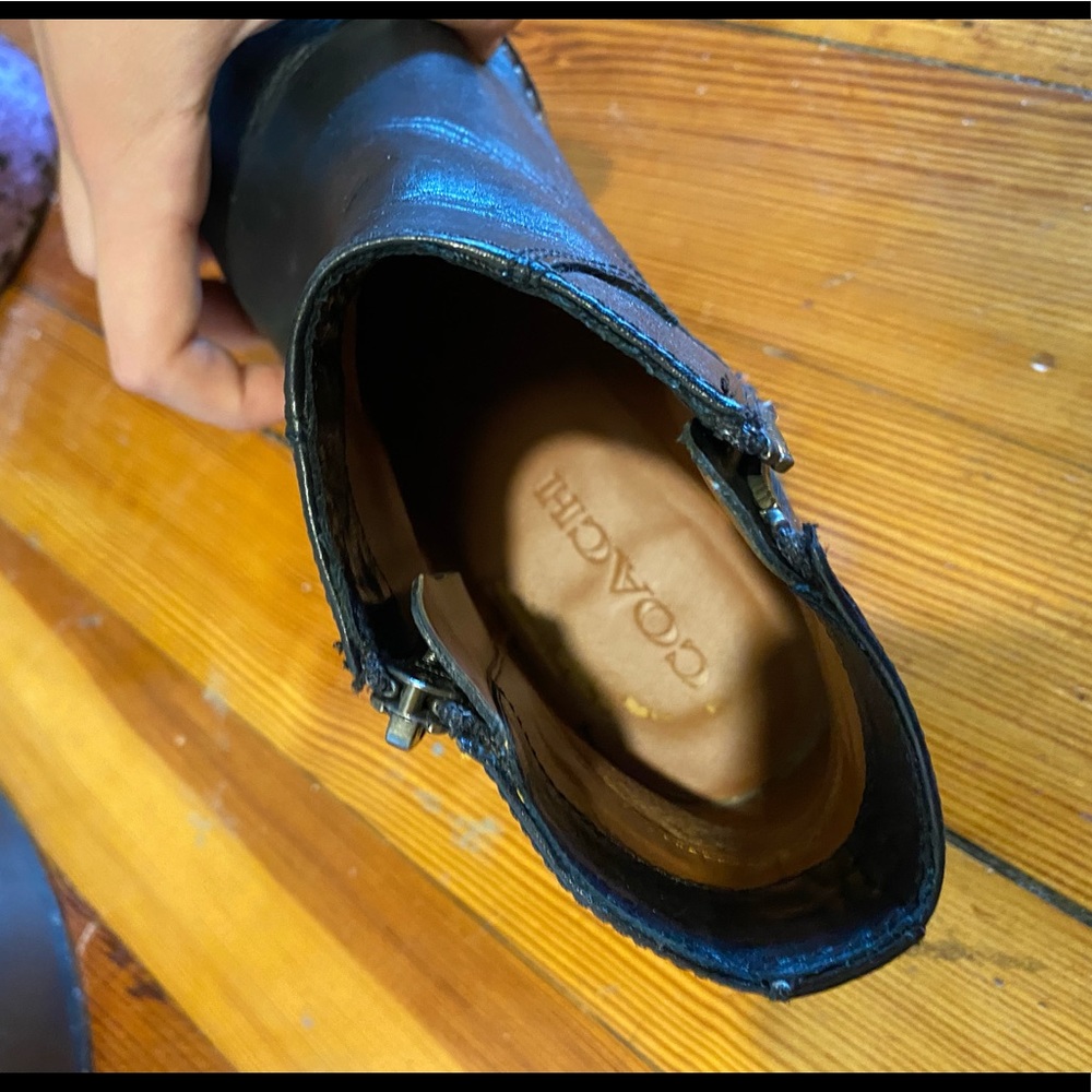 Coach Danni ankle booties sz 7 - Picture 2 of 4